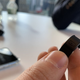 If you squint, you can see the smart ring’s button. A Circular spokesperson told me it’s meant to easily and discreetly turn off notifications.